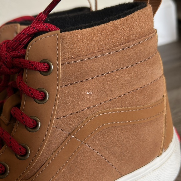 NEW! Kid Size 3.0 Vans Sk8 Hi MTE-1 Skate Shoe - Chipmunk Tan - Insulated - Picture 8 of 9